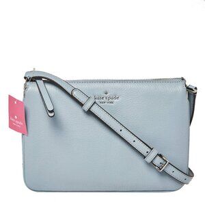 $269 Kate Spade New York JACKSON TRIPLE GUSSET CROSSBODY Blue Heron